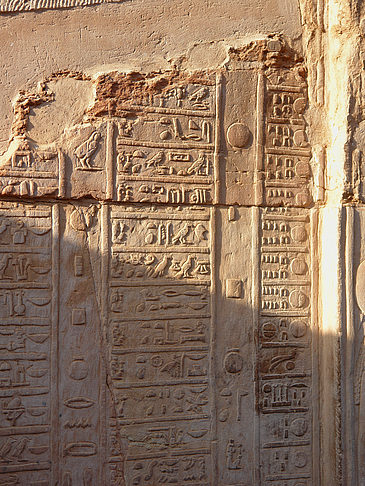 Fotos Hieroglyphen