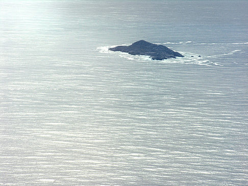 Das Meer vom Flugzeug aus Foto 
