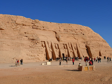 Fotos Tempel mit Himmel | Abu Simbel