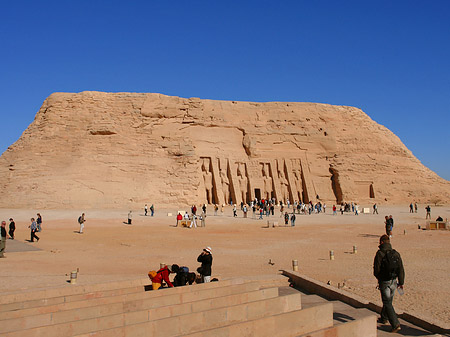 Foto Tempel mit Himmel - Abu Simbel
