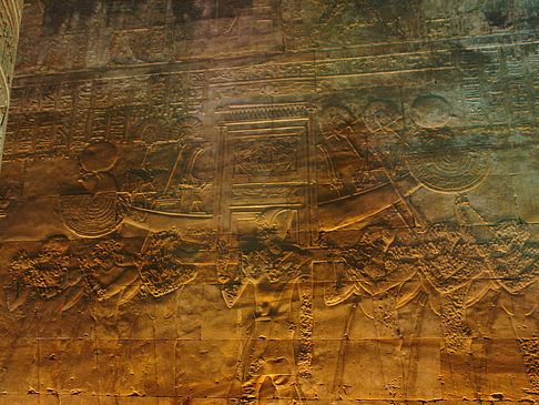 Foto Hieroglyphen - Edfu