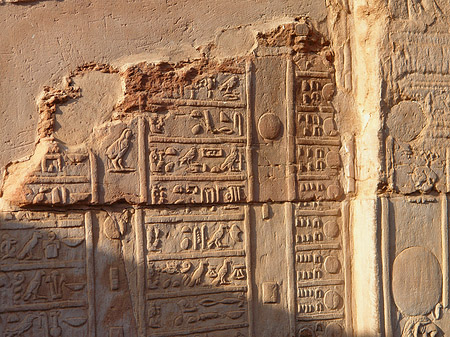 Foto Hieroglyphen