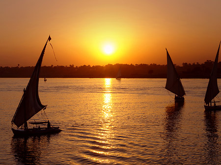 Foto Schöner Sonnenuntergang - Luxor