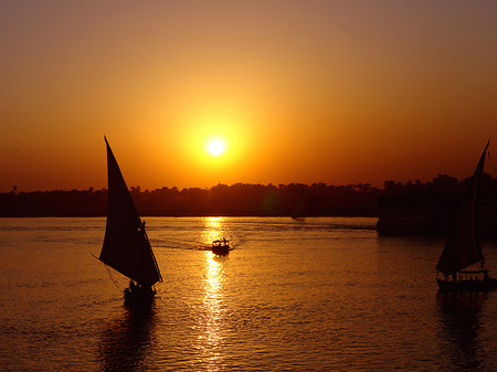 Foto Schöner Sonnenuntergang - Luxor