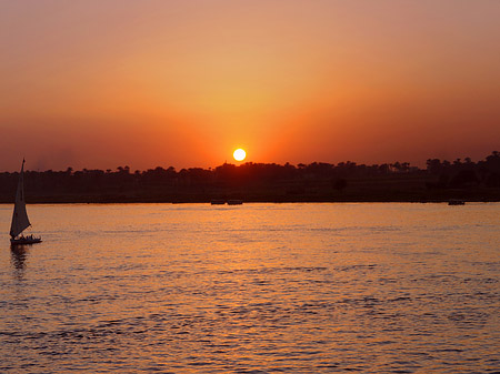 Foto Sonnenuntergang - Luxor