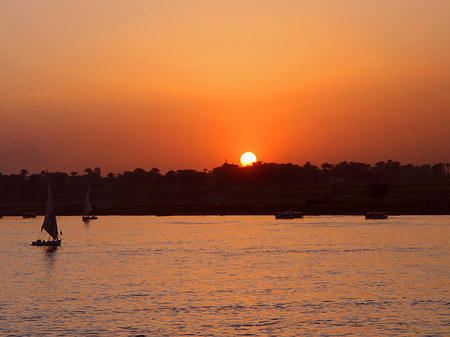 Foto Sonnenuntergang - Luxor