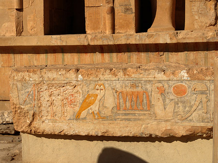 Fotos Eingang zu Tempel der Hatschepsut