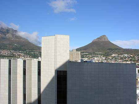 Foto Vogelperspektiven über der Stadt