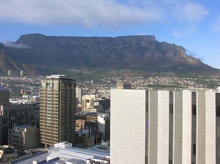 Foto Vogelperspektiven über der Stadt