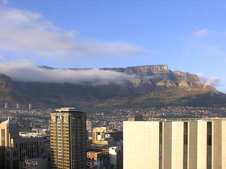 Vogelperspektiven über der Stadt Foto 